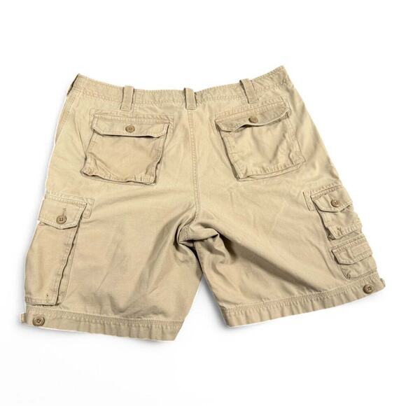 Eddie Bauer Cargo Shorts Mens 38 Brown Utility Pockets Outdoor Casual Y2K - Picture 2 of 9